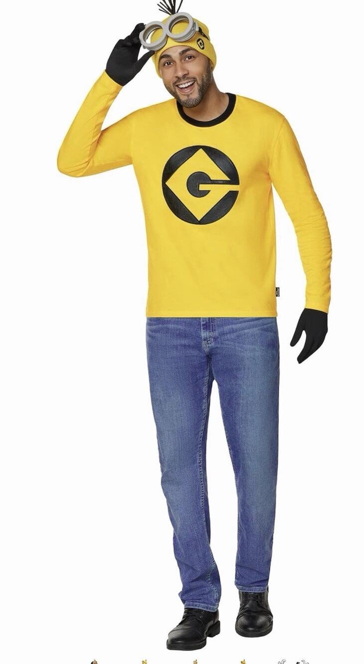 Spirit Halloween Minions Adult Kevin Costume Kit | Officially Licensed Mens XXL